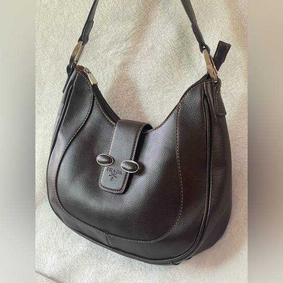 Prada Handbags - Vintage Prada Milano leather handbag purse